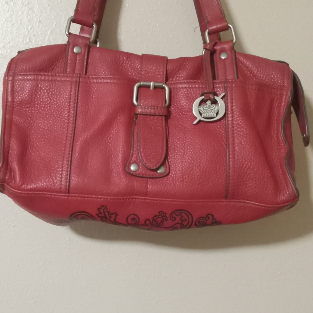 Born Red Leather Bag
